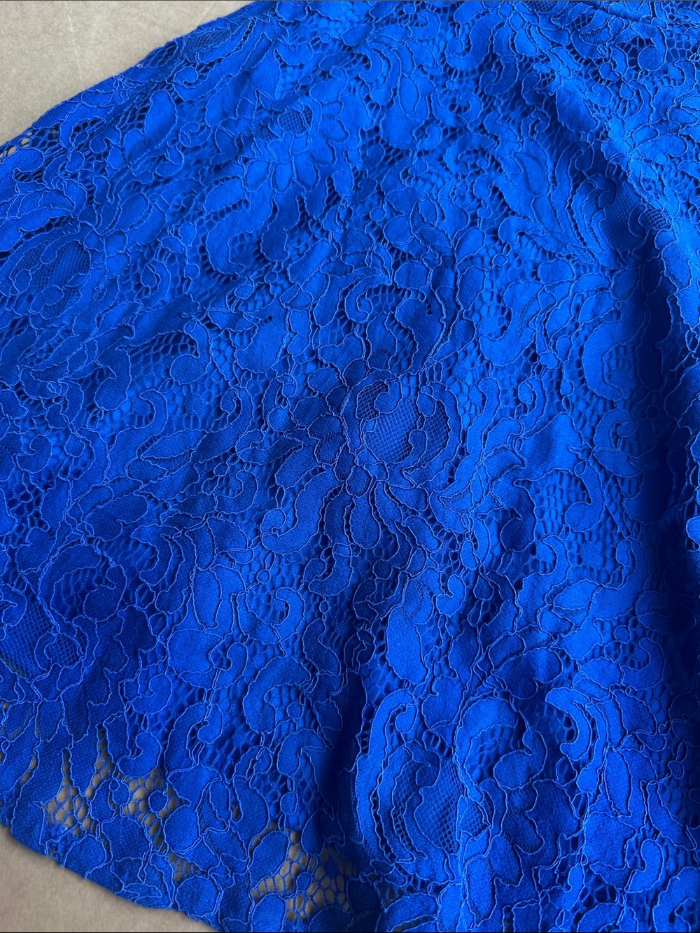 Lulu's Royal Blue Lace Spaghetti-Strap Mini Dress - Picture 2 of 6